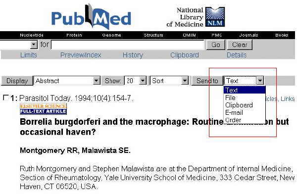 PubMed Abstract Order View